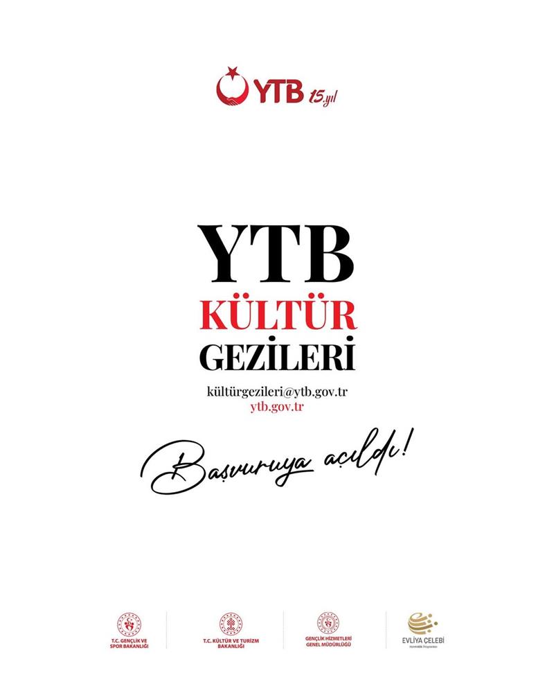 Yurt dışında yaşayan gençler,#Türkiye’nin kültürel ve tarihi değerlerini yerinde keşfetmeye h...a..başvuruları başladı ?2 farklı rotadan oluşan gezi programları hakkında detaylı bilgi ve başvuru için 